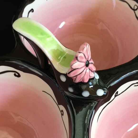 3 section condiment server - Picture 2 of 7